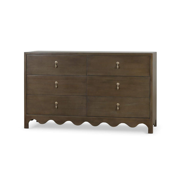 Bramble - Chloe 6 Drawer Dresser in Straw Wash - 28214STW-----