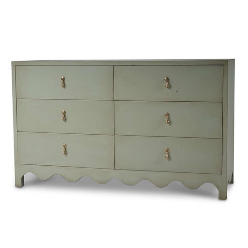 Bramble - Chloe 6 Drawer Dresser in Vintage Fennel Green - 28214VFG----LDT - GreatFurnitureDeal