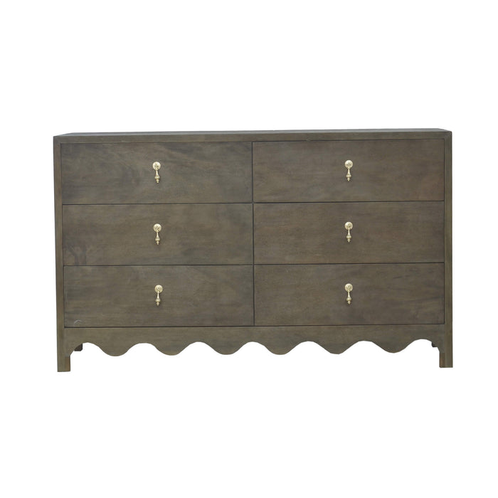 Bramble - Chloe 6 Drawer Dresser in Rugged Tea - US-WS-28214RGT-----
