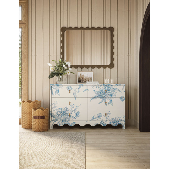 Bramble - Scalloped Laundry Baskets Set of 2 - BR-28446------ - GreatFurnitureDeal