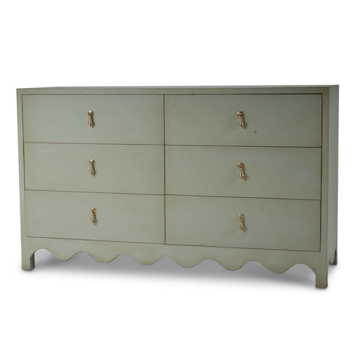 Bramble - Chloe 6 Drawer Dresser in Vintage Fennel Green - BR-28214VFG----LDT - GreatFurnitureDeal