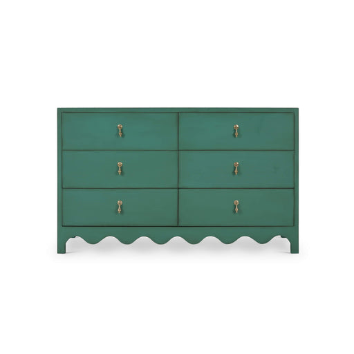 Bramble - Chloe 6 Drawer Dresser in Vintage Willow Green - 28214VWG----LDT - GreatFurnitureDeal