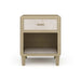 Bramble - Lexington 1 Drawer Bedside Table w/ Rattan - BR-28216 - GreatFurnitureDeal