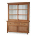 Bramble - Madrone Sliding Door Display Cabinet w/ 3 Drawers - BR-28220 - GreatFurnitureDeal