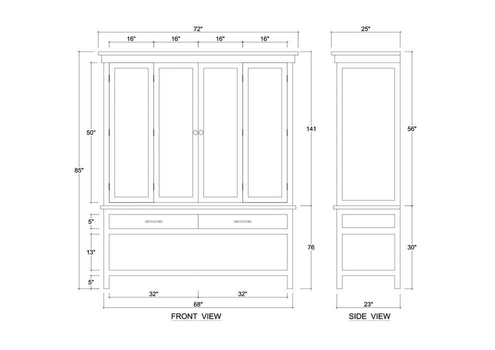Bramble - Flores Wardrobe - BR-28222 - GreatFurnitureDeal