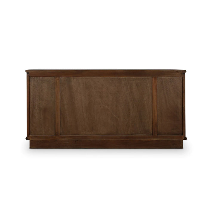 Bramble - Dakota Oval 4 Door Sideboard w/ Rattan Panels - BR-28223 - GreatFurnitureDeal