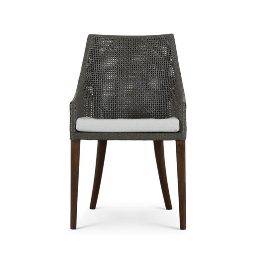 Bramble - Savanah Dining Chair in Midnight Olive Rattan & Walnut Legs w/ Dinara Natural Cushion (Set of 2) - 28235WLTSF227RMDO--- - GreatFurnitureDeal