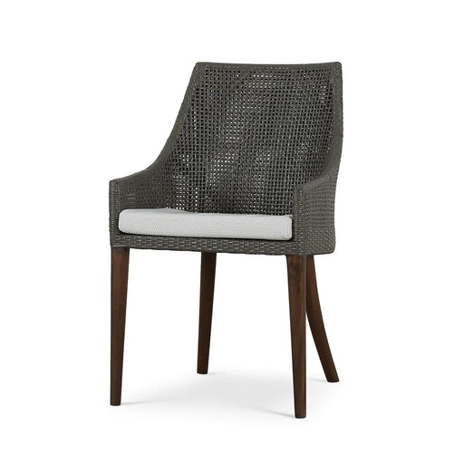 Bramble - Savanah Dining Chair in Midnight Olive Rattan & Walnut Legs w/ Dinara Natural Cushion (Set of 2) - 28235WLTSF227RMDO--- - GreatFurnitureDeal