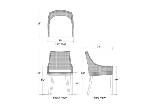 Bramble - Savanah Rattan Dining Chair w/ Seat Cushion (Set of 2) - BR-28235 - GreatFurnitureDeal