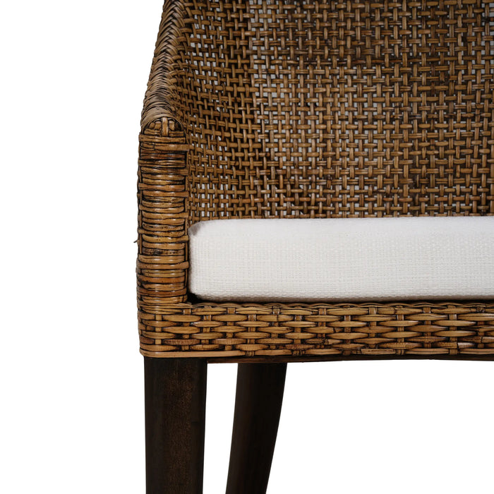 Bramble - Savanah Rattan Dining Chair w/ Seat Cushion (Set of 2) - BR-28235 - GreatFurnitureDeal