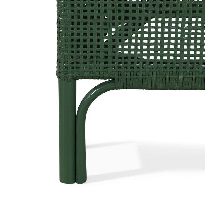 Bramble - Cristo Dining Chair in Ivy Shiny w/ Dinara Natural Fabric Cushion (Set of 2) - 28236IVSSF227----