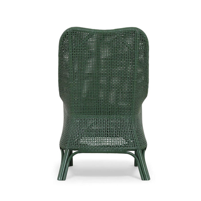 Bramble - Cristo Dining Chair in Ivy Shiny w/ Dinara Natural Fabric Cushion (Set of 2) - 28236IVSSF227----
