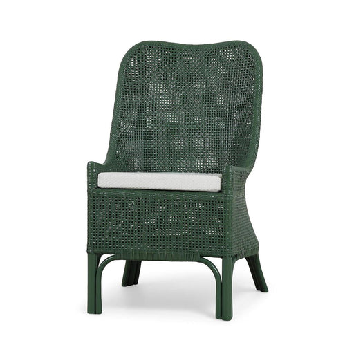 Bramble - Cristo Dining Chair in Ivy Shiny w/ Dinara Natural Fabric Cushion (Set of 2) - 28236IVSSF227---- - GreatFurnitureDeal