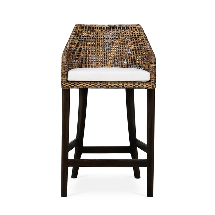 Bramble - Savanah Rattan Barstool w/ Seat Cushion (Set of 2) - BR-28244 - GreatFurnitureDeal