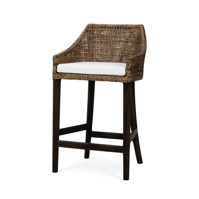 Bramble - Savanah Rattan Barstool w/ Seat Cushion (Set of 2) - BR-28244 - GreatFurnitureDeal