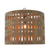 Bramble - Toraja Large Pendant Light in Sandbar - BR-28246SNB----- - GreatFurnitureDeal