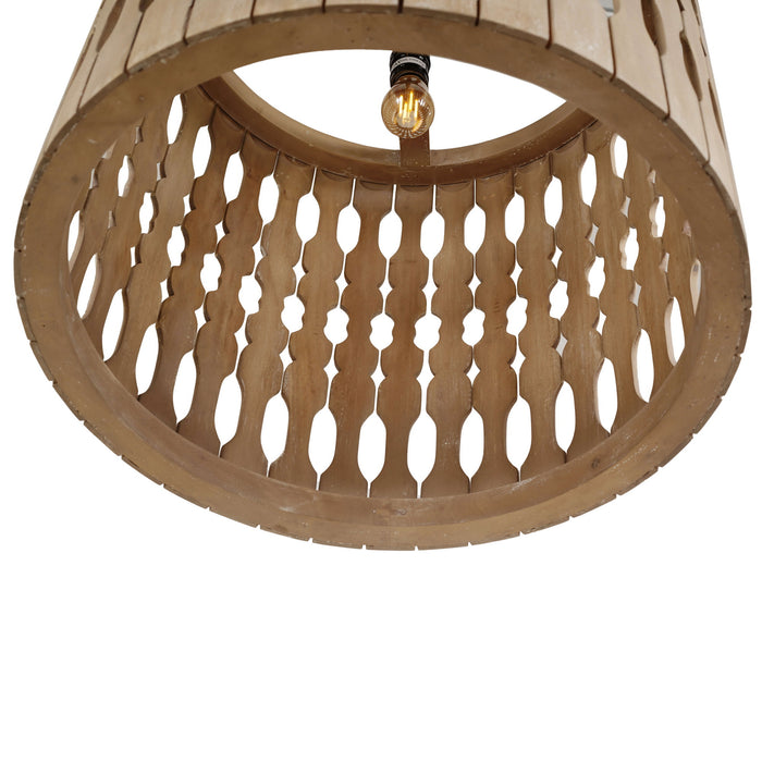 Bramble - Toraja Medium Pendant Light in Sandbar - BR-28247SNB----- - GreatFurnitureDeal