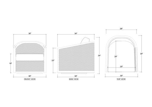 Bramble - Willis Swivel Chair w/ Mahogany Frame in Straw Wash & Rattan Natural w/ Dinara Natural Fabric - 28255STWSF227RNAT--- - GreatFurnitureDeal