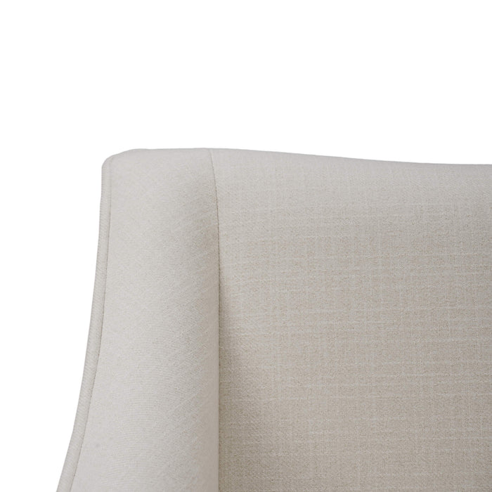 Bramble - Elanor Counter Stool w/ Arms in Fruitwood w/ Natural Performance Fabric - 28256FRWSF215---- - GreatFurnitureDeal