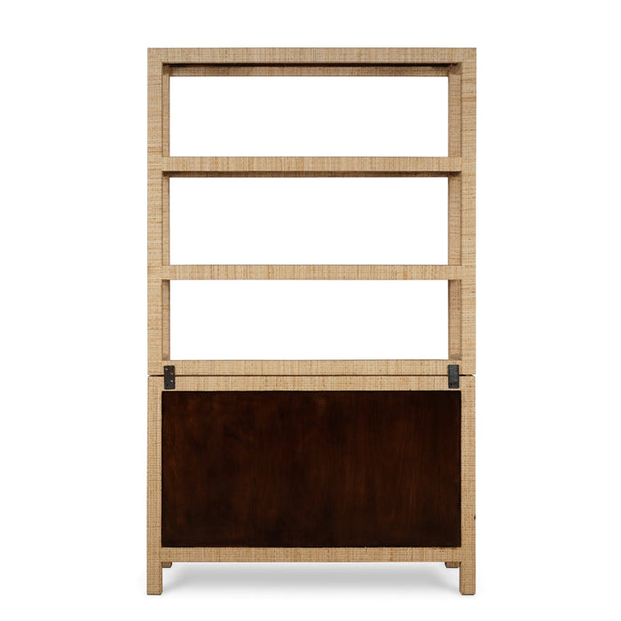 Bramble - Kagu Open Hutch w/ Rattan - BR-28257 - GreatFurnitureDeal