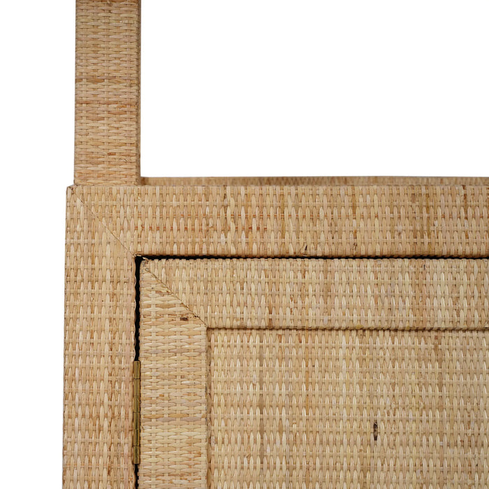 Bramble - Kagu Open Hutch w/ Rattan - BR-28257 - GreatFurnitureDeal