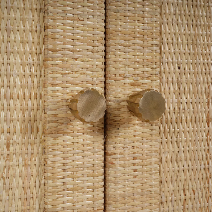 Bramble - Kagu Open Hutch w/ Rattan - BR-28257 - GreatFurnitureDeal