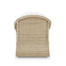 Bramble - Nantucket Swivel Chair in Rattan Natural w/ Arctic White Performance Fabric - 28266RNATSF204---- - GreatFurnitureDeal