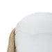 Bramble - Nantucket Swivel Chair in Rattan Natural w/ Arctic White Performance Fabric - 28266RNATSF204---- - GreatFurnitureDeal
