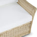 Bramble - Nantucket Swivel Chair in Rattan Natural w/ Arctic White Performance Fabric - 28266RNATSF204---- - GreatFurnitureDeal