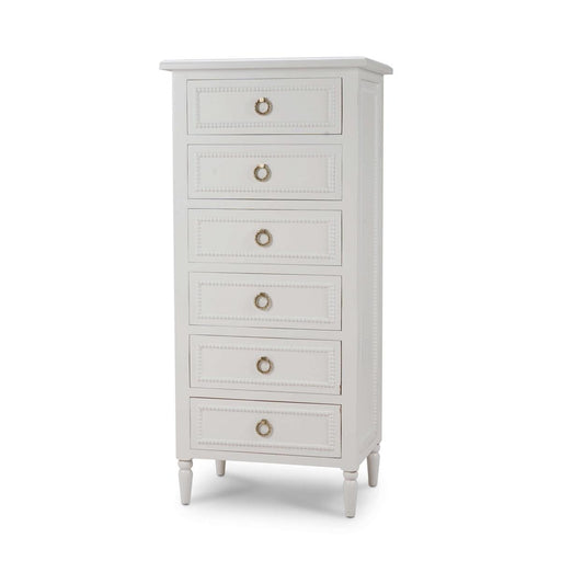 Bramble - Cholet Lingerie Chest in Architectural White - 28269HRW----LDT - GreatFurnitureDeal