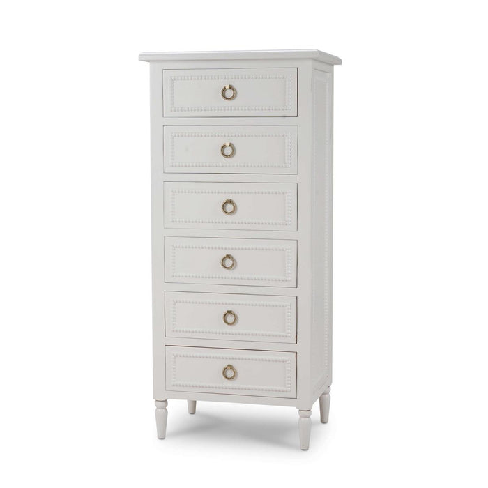 Bramble - Cholet Lingerie Chest in Architectural White - 28269HRW----LDT