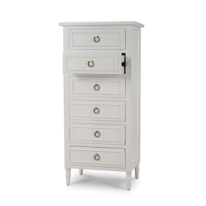 Bramble - Cholet Lingerie Chest in Architectural White - BR-28269HRW----LDT - GreatFurnitureDeal