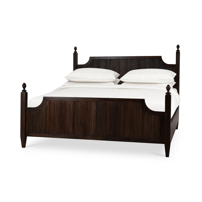Bramble - Kraton Wooden Back Bed Queen - BR-28330------ - GreatFurnitureDeal