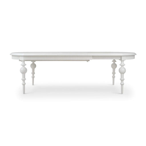 Bramble - Kraton Butterfly Oval Extension Dining Table 80- 102" in True White - 28271TRW----- - GreatFurnitureDeal