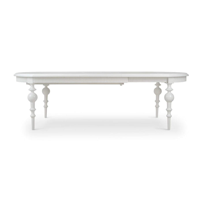 Bramble - Kraton Butterfly Oval Extension Dining Table 80- 102" in True White - 28271TRW-----