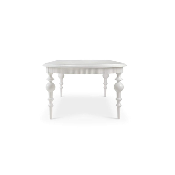 Bramble - Kraton Butterfly Oval Extension Dining Table 80- 102" in True White - 28271TRW-----