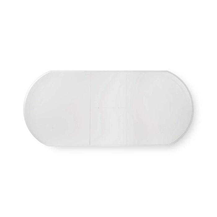 Bramble - Kraton Butterfly Oval Extension Dining Table 80- 102" in True White - 28271TRW-----