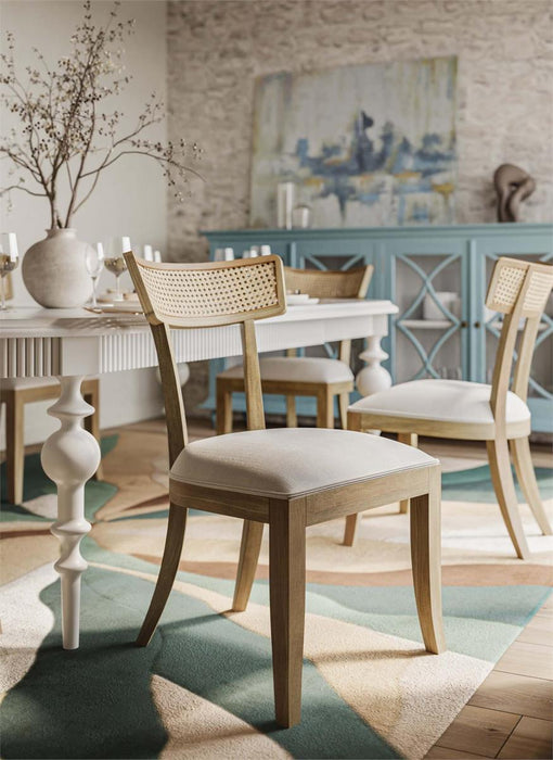 Bramble - Kraton Butterfly Oval Extension Dining Table 80- 102" in True White - 28271TRW-----