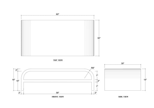 Bramble - Vannes Coffee Table w/ Shelf - BR-28272 - GreatFurnitureDeal
