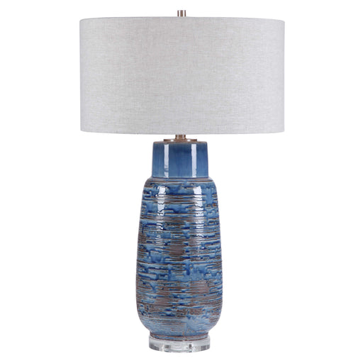 Uttermost - Magellan Blue Table Lamp - 28276 - GreatFurnitureDeal