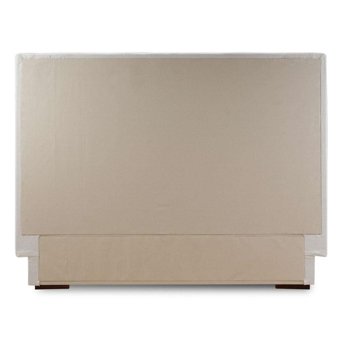 Bramble - Luxor Upholstered King Bed in Arctic White Performance Fabric - 28278SF204-----