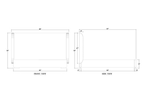 Bramble - Luxor Upholstered Bed King - BR-28278 - GreatFurnitureDeal