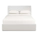 Bramble - Luxor Upholstered Bed King in Artic White Performance Fabric - BR-28278SF204----- - GreatFurnitureDeal