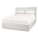 Bramble - Luxor Upholstered Bed King in Artic White Performance Fabric - BR-28278SF204----- - GreatFurnitureDeal