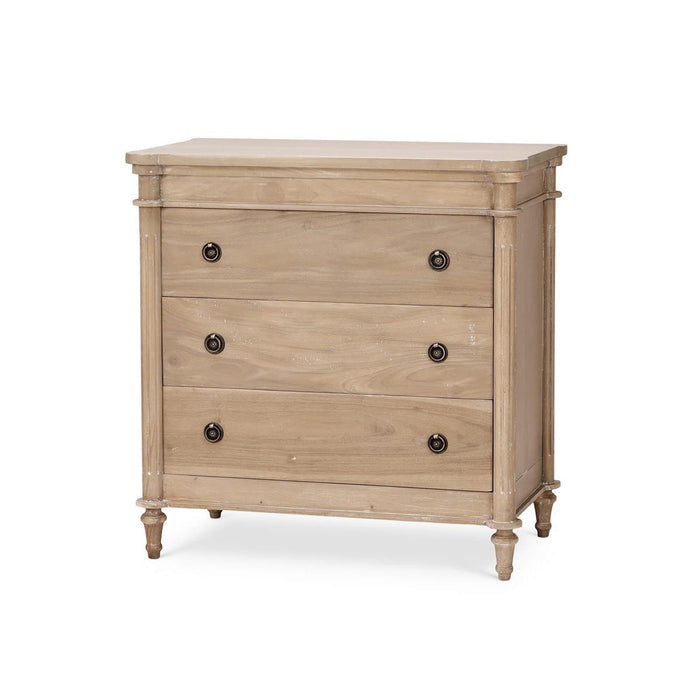 Bramble - Kelly 3 Drawer Bedside Table in Sandbar - 28285SNB-----