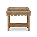 Bramble - Scallop Rattan Side Table w/ Tray in Natural - 28288RNAT----- - GreatFurnitureDeal