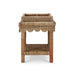 Bramble - Scallop Rattan Side Table w/ Tray in Natural - 28288RNAT----- - GreatFurnitureDeal