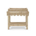 Bramble - Scallop Rattan Side Table w/ Tray in Natural - 28288RNAT----- - GreatFurnitureDeal