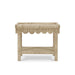 Bramble - Scallop Rattan Side Table w/ Tray in Natural - 28288RNAT----- - GreatFurnitureDeal