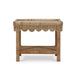 Bramble - Scallop Rattan Side Table w/ Tray in Natural - 28288RNAT----- - GreatFurnitureDeal